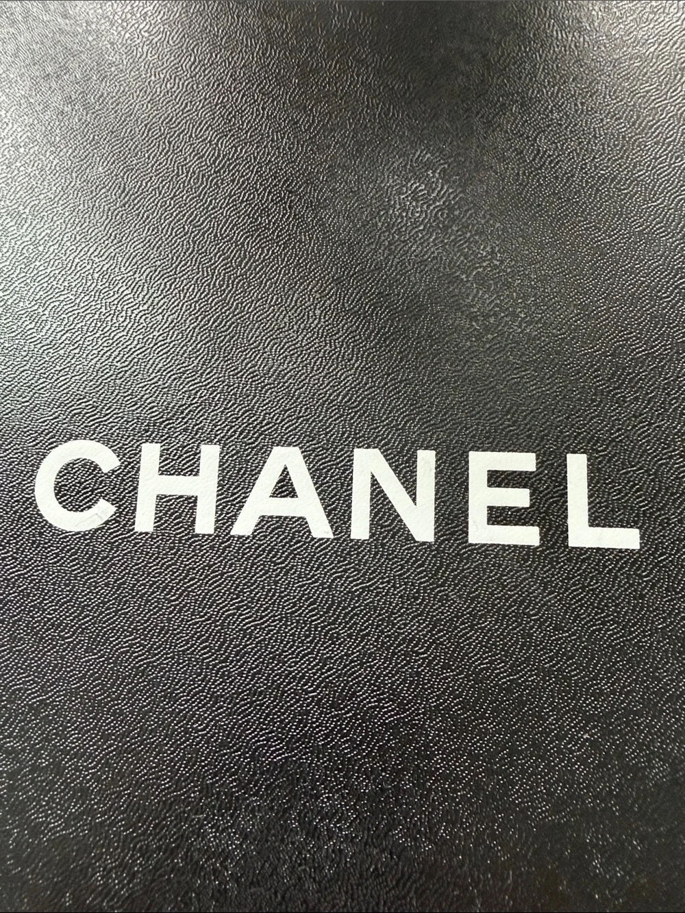 CHANEL Black and White Branded Presentation Box 13x8x4